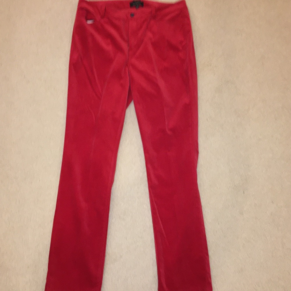Talbots velvet pants